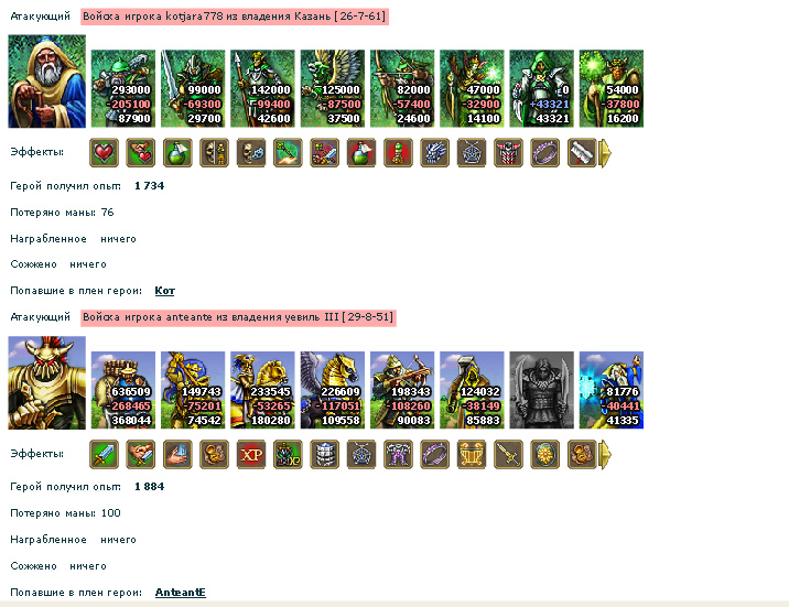 Нападающие